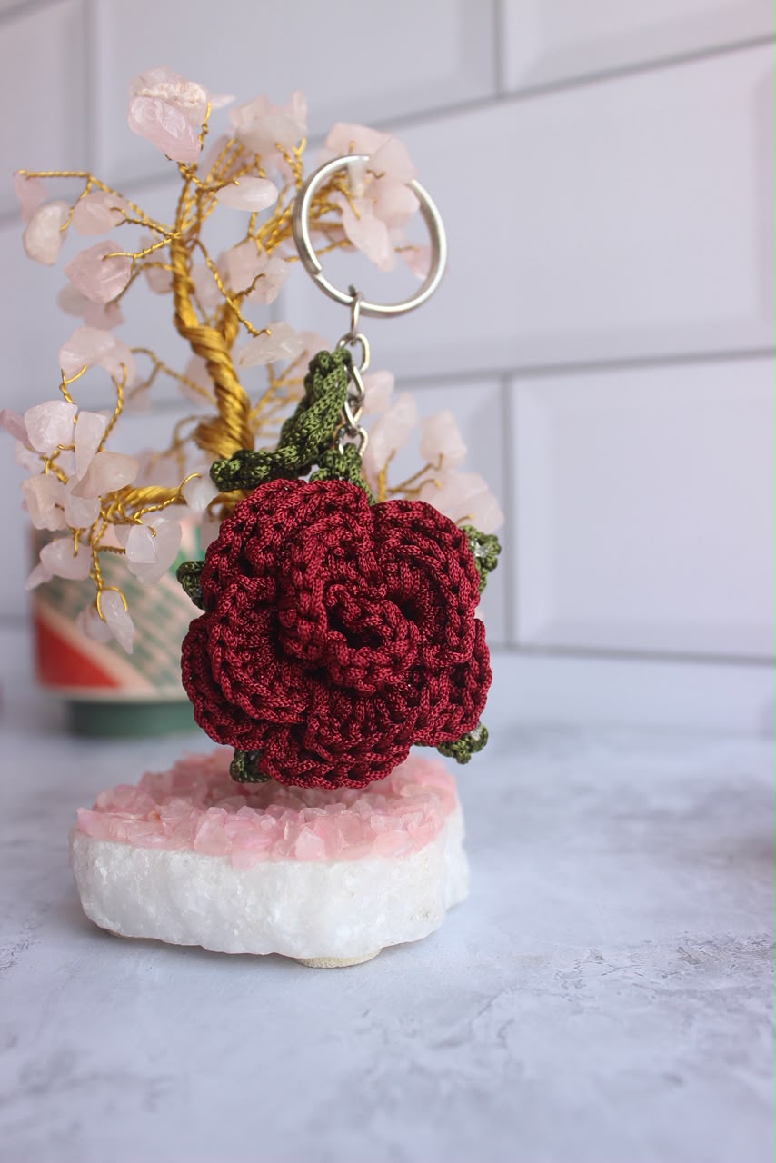 Rose Keychain